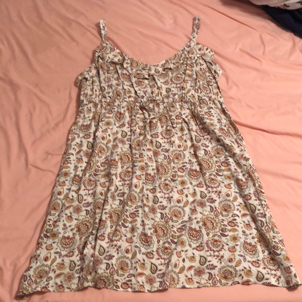 Torrid Flower Paisley Dress w/ Tie Waist
